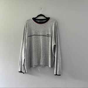 Vintage Guess Jeans Long Sleeve Gray T-Shirt Size XL